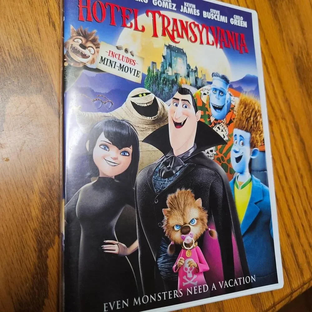 Hotel Transylvania DVD with Adam Sandler,  Selena gomez , Kevin James